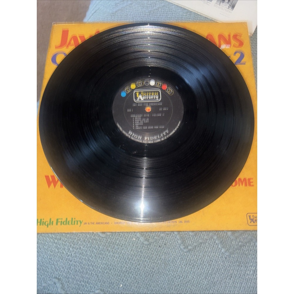 Jay & the Americans Greatest Hits Volume 2 1966 Vintage Vinyl LP